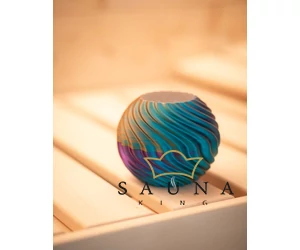 Sauna-Eisballmaschine, Petrolblau