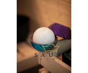 Sauna-Eisballmaschine, Petrolblau