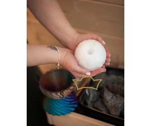 Sauna-Eisballmaschine, Petrolblau