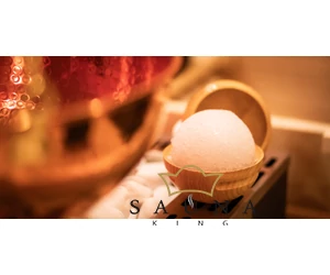 SAUNAGUT Eiskugel-Set aus Kunststoff