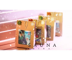 FINN Sauna Geschenkbox für Weihnachten, für Damen, mit RENTO Saunaduft „Lebkuchen”