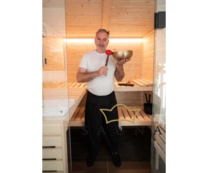 Sauna-, Yoga- oder Haremshose, Schwarzes L/XL