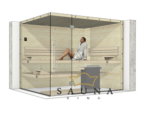 SAUNA KING Finnsauna Teneriffa für 4-5 Personen