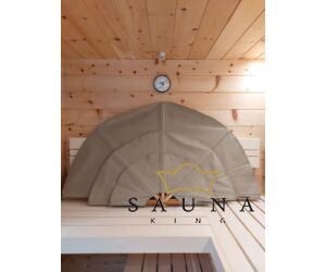 SAUNAGUT Sauna-Fächer STANDARD, HELLBRAUN