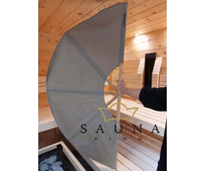 SAUNAGUT Sauna-Fächer KLEIN, HELLBRAUN