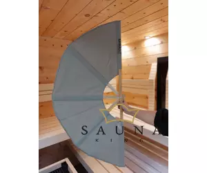 Saunagut Sauna-Fächer PLUS, HELLBRAUN