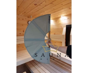 SAUNAGUT Sauna-Fächer KLEIN, HELLBRAUN