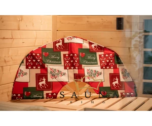 SAUNAGUT Sauna-Fächer Bezug „Christmas II.”