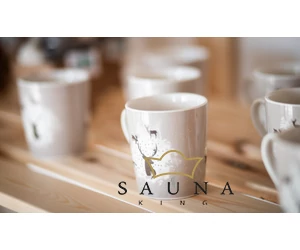 „Nordische Tiere” Becher aus der Heimat des Saunierens, Finnland