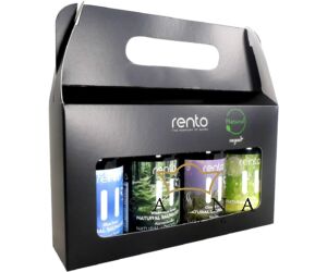 RENTO Sauna Geschenkbox für Weihnachten, Blue hour, Wilderness forest, Clear & crisp, Aurora