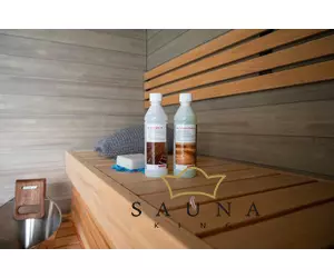 HARVIA Sauna Reinigungsset (Sauna Reiniger, Paraffinöl, Zubehöre)