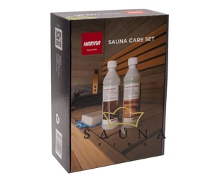 HARVIA Sauna Reinigungsset (Sauna Reiniger, Paraffinöl, Zubehöre)