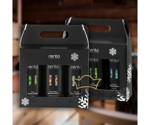 RENTO Sauna Geschenkbox, 3x400ml (Gewürzzauber, Wald und Arktische Kiefer)