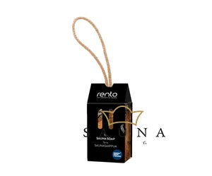 RENTO Sauna Geschenkbox, Saunaduft und Saunaseife, Teer