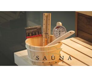 Traditionelle Sauna Zubehör Set