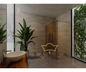 SAUNA KING Glas WALK-IN Dusche (B:140 cm H:200cm) in 4 Glasfarben