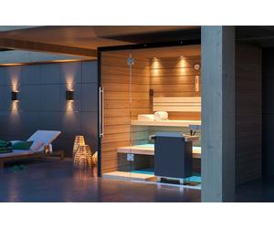 SAUNA KING FINNSAUNA AUF DER (ÜBERDACHTEN) TERRASSE für 2-3 Personen