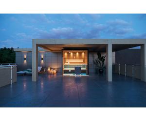 SAUNA KING FINNSAUNA AUF DER (ÜBERDACHTEN) TERRASSE für 2-3 Personen