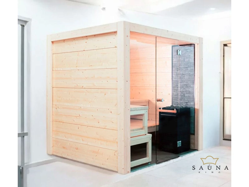 HARVIA Solide Comfort Luxus Finnsauna 209 x 186 cm