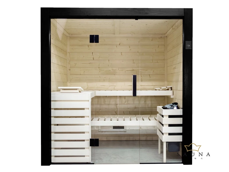 HARVIA Family Medium finnsauna, inkl. Saunaofen & Steuerung 196x159cm 