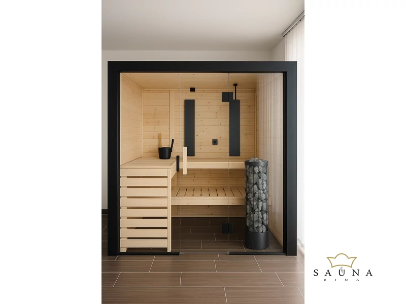 HARVIA Family Medium finn- und infrasauna, PREMIUM All-in Set, 196x159cm