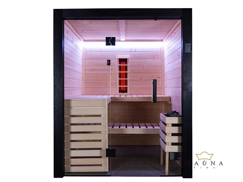 HARVIA Family Small finn- und infrasauna 166x159cm