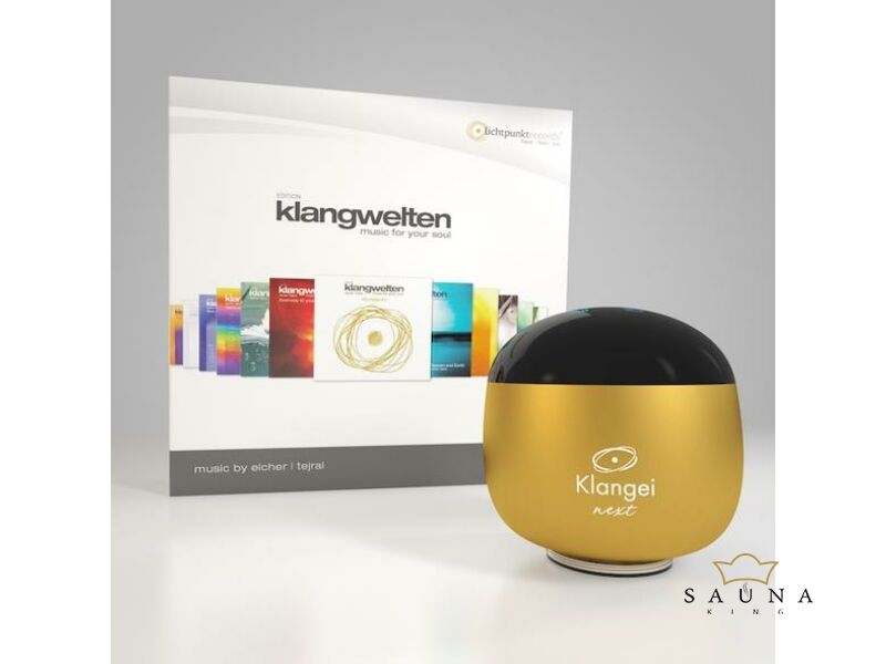 Klangei next Vibrationsplayer, Sunrise Gold, inkl. Musik-Kreation „Klangwelten”