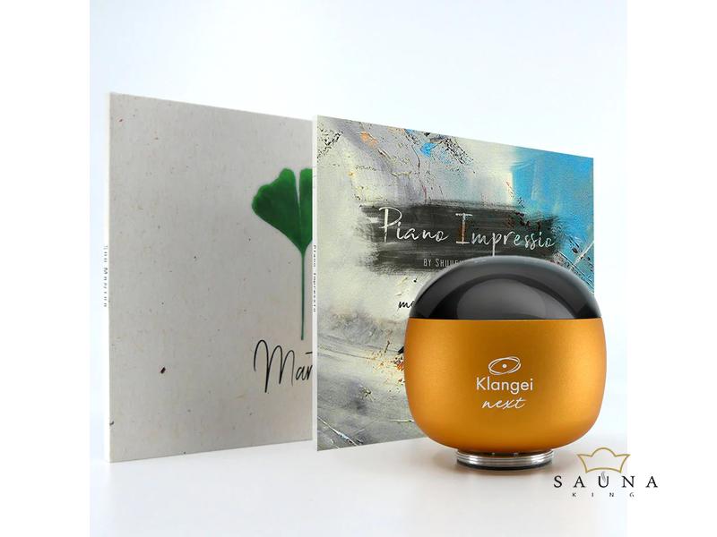 Klangei next Vibrationsplayer, Sunrise Gold, inkl. Musik-Kreation „Piano"