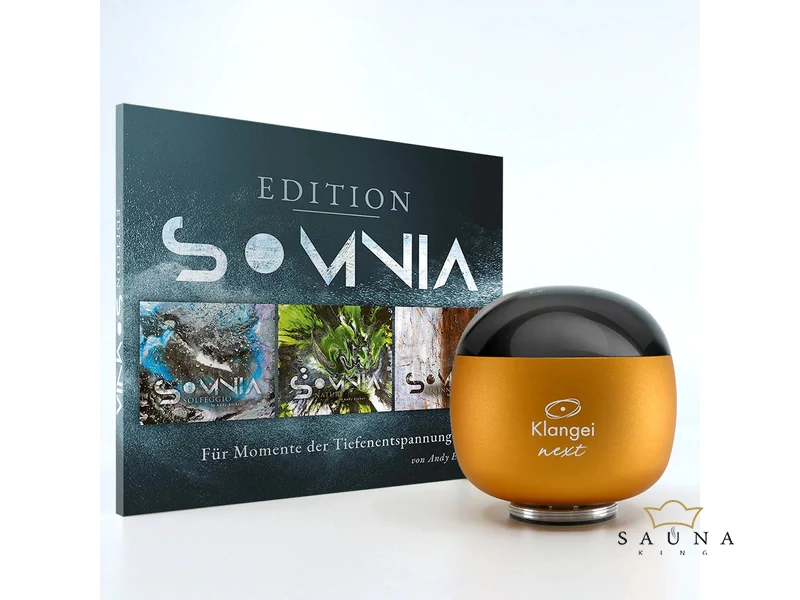 Klangei next Vibrationsplayer, Sunrise Gold, inkl. Musik-Kreation „Somnia” 