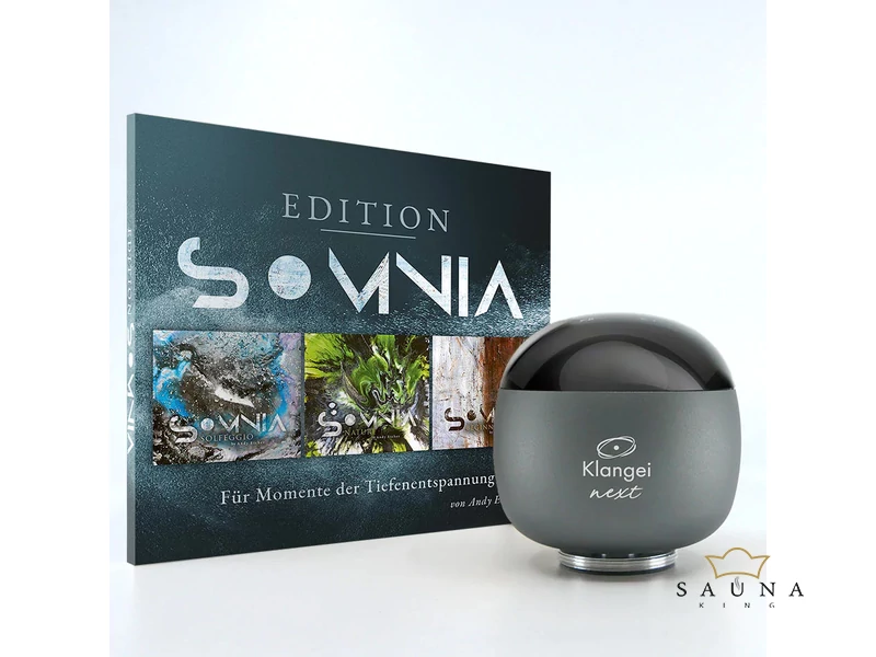 Klangei next Vibrationsplayer, Moonlight Silver, inkl. Musik-Kreation „Somnia”