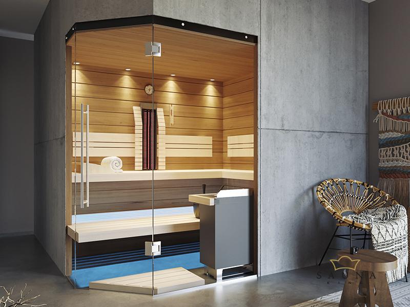 Sauna King Finn Infra Kombinierte Sauna Mallorca Fur 2 3 Personen Sauna King Finn Infra Kombinierte Saunen Fur 2 3 Personen