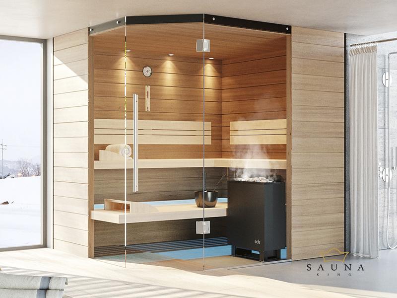 SAUNA KING  Finn+Bio kombinierte Sauna Mallorca für 3-4 Personen
