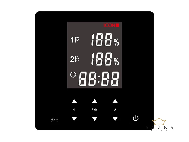 GURTNER Icon 2 Touch Infrarotsteuerung, 2 Zonen