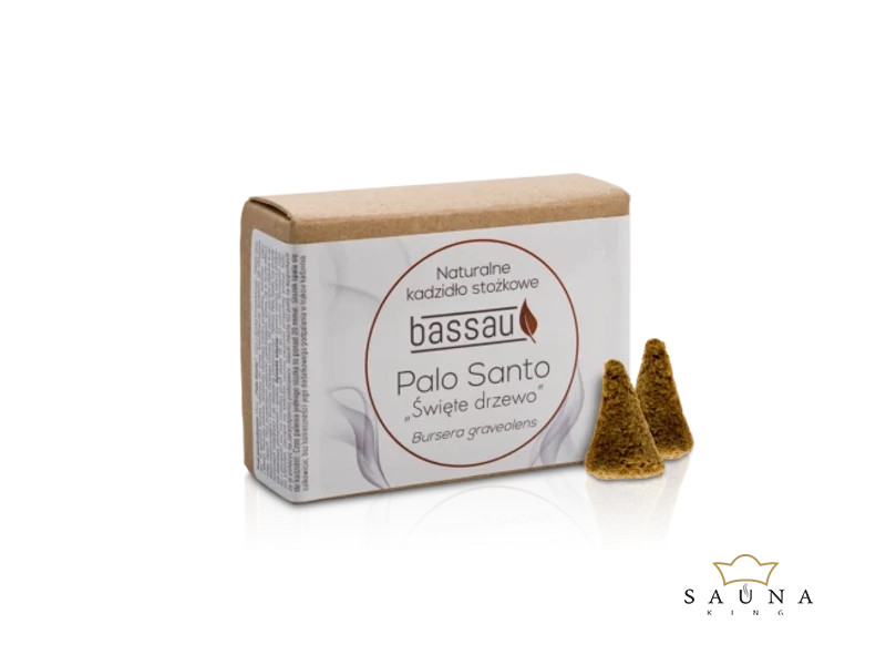 BASSAU Premium-Qualität Natürlicher Räucherkegel aus Palo Santo-Holz