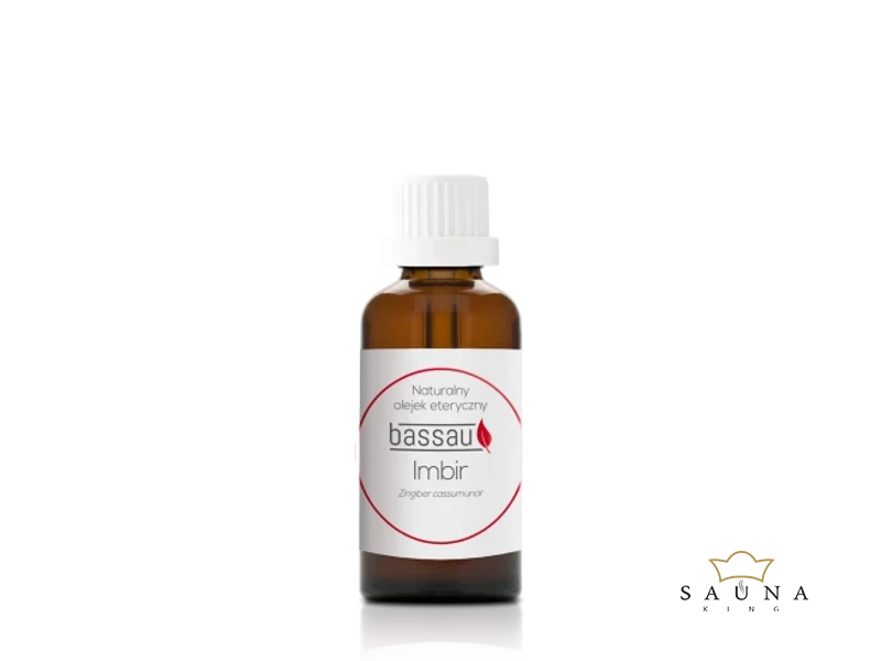 BASSAU Premium-Qualität ätherisches Saunaöl, Ingwer, 15 ml
