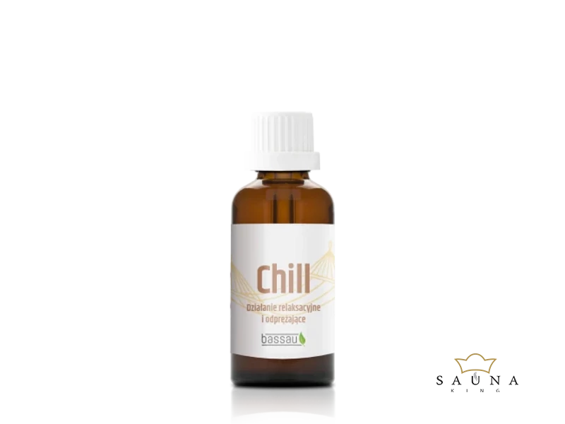 BASSAU Sauna ätherisches Öl „CHILL - Entspann dich und relax”, natürliche ätherische Ölmischung, 15 ml