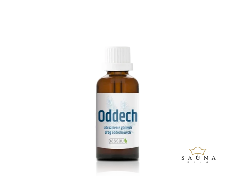BASSAU Sauna-Ätherisches Öl „ODDECH – Atem”, natürliche ätherische Öl-Mischung zur Reinigung der oberen Atemwege, 15ml