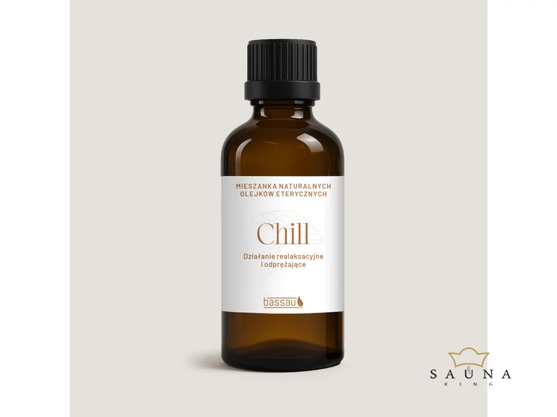 BASSAU Sauna ätherisches Öl „CHILL - Entspann dich und relax”, natürliche ätherische Ölmischung, 15 ml