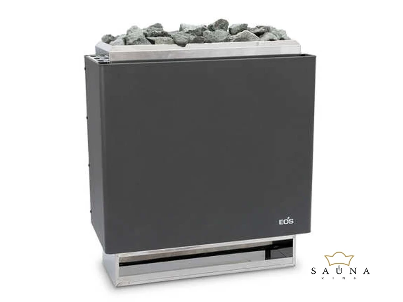 EOS Finnische Saunaofen P1+, 10kW-15kW, Anthrazit, Stehofen
