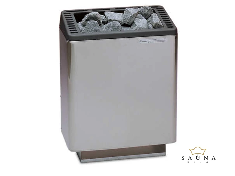 EOS Finnische Saunaofen Euro,7,5kW-12kW, Edelstahl, Stehofen