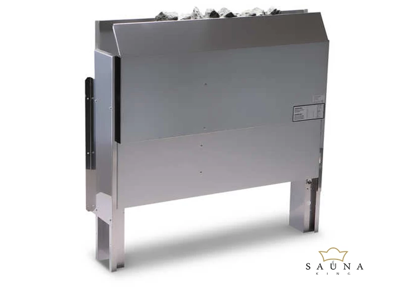 EOS Finnische Saunaofen 46.U Compact, Hinterwandofen, 6kW-7,5kW, Edelstahl, Stehofen