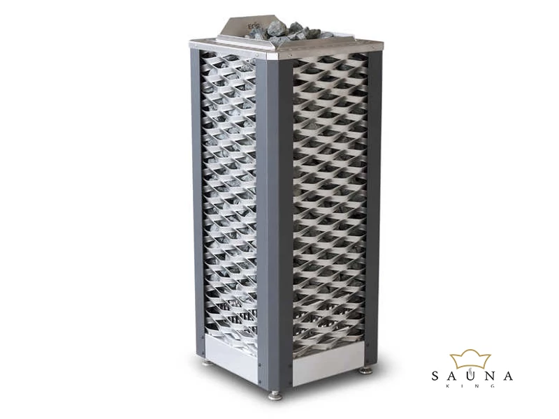 EOS Finnische Saunaofen Saunadome II, 9kW-18kW, Anthrazit, Stehofen