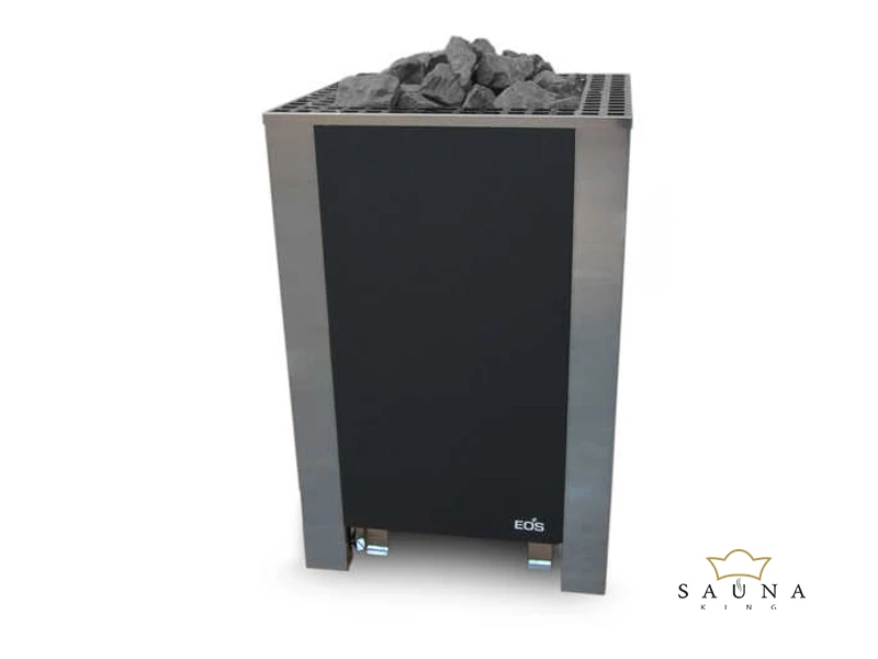 EOS Finnische Saunaofen Blackrock, 12kW-18kW, Anthrazit, Stehofen