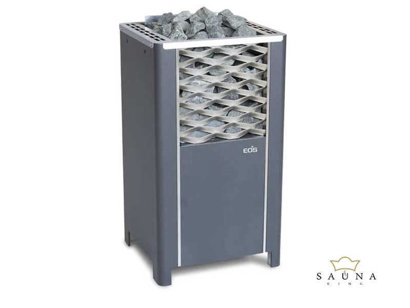 EOS Finnische Saunaofen Finnrock, 7,5kW-12kW, Anthrazit, Stehofen