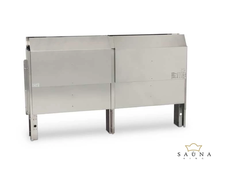 EOS Finnische Saunaofen 46.U XL, Hinterwandofen, 15kW-18kW, Edelstahl, Stehofen