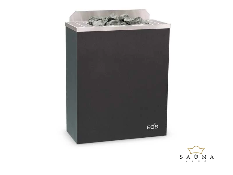 EOS Finnische Saunaofen Gracil W, 6kW-9kW, Anthrazit, Wandmontage