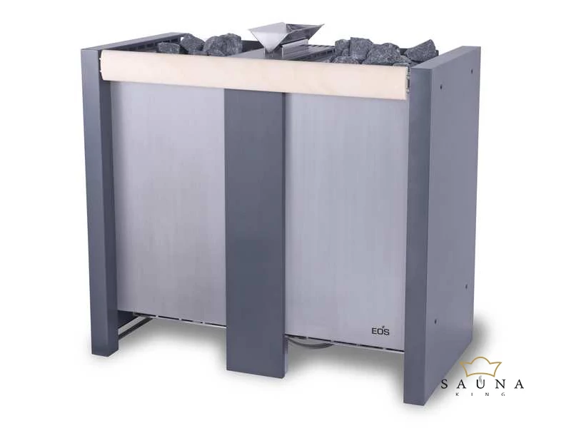 EOS Finnische Saunaofen Herkules XL S120 HD, 18kW-30kW, Anthrazit, Stehofen