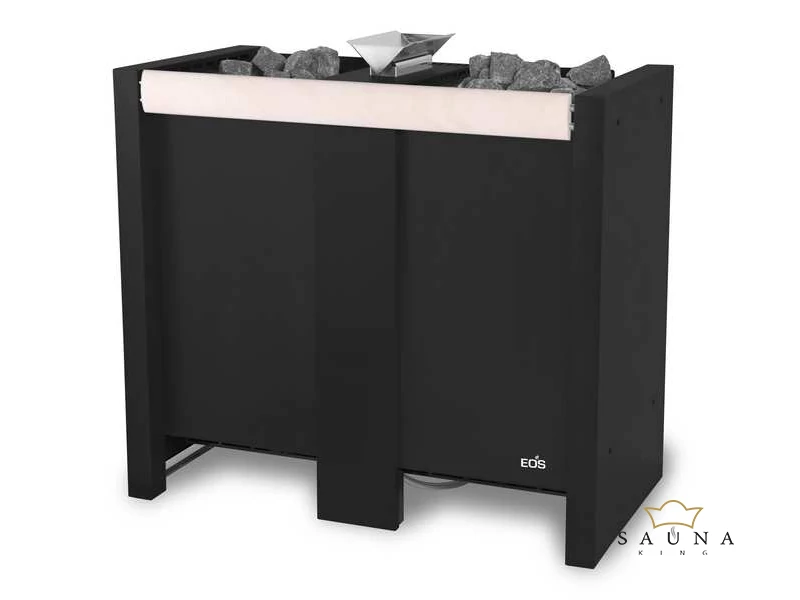 EOS Finnische Saunaofen Herkules XL S120 HD, 18kW-30kW, Schwarz, Stehofen