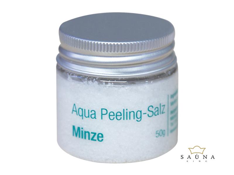 Aqua Peeling-Salz, Minze, in 2 Optionaler Größen