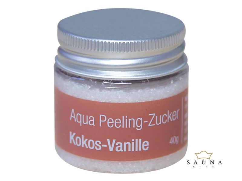 Aqua Peeling-Zucker, Kokos-Vanille, in 2 Optionaler Größen